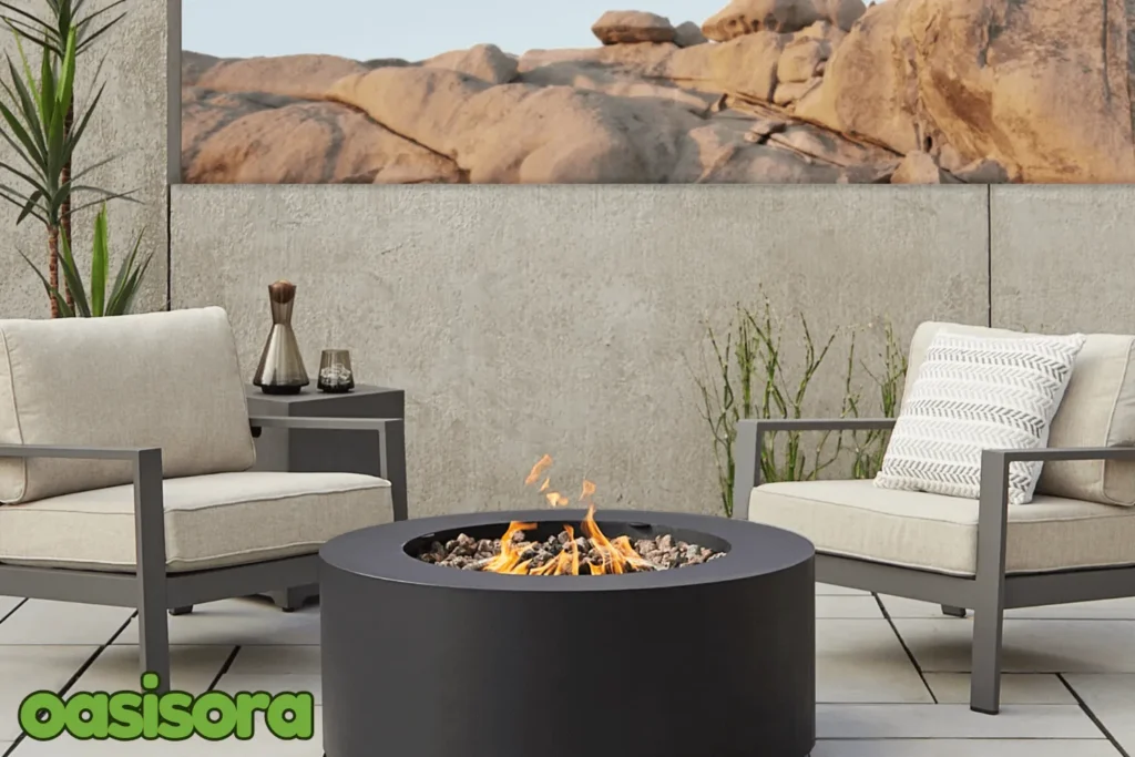 
Aegean-Round-Propane-Fire-Pit-Table