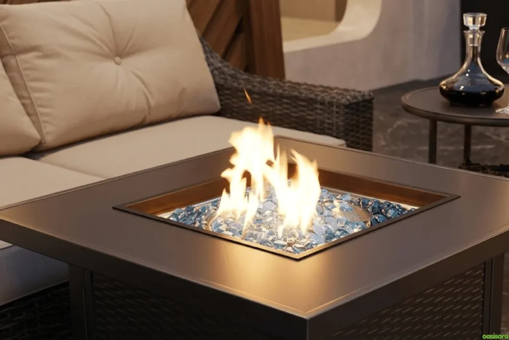 Bali-Outdoors-Square-Propane-Fire-Pit-Table