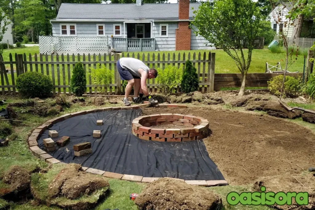 Maintenance-fire-pit-seating-area