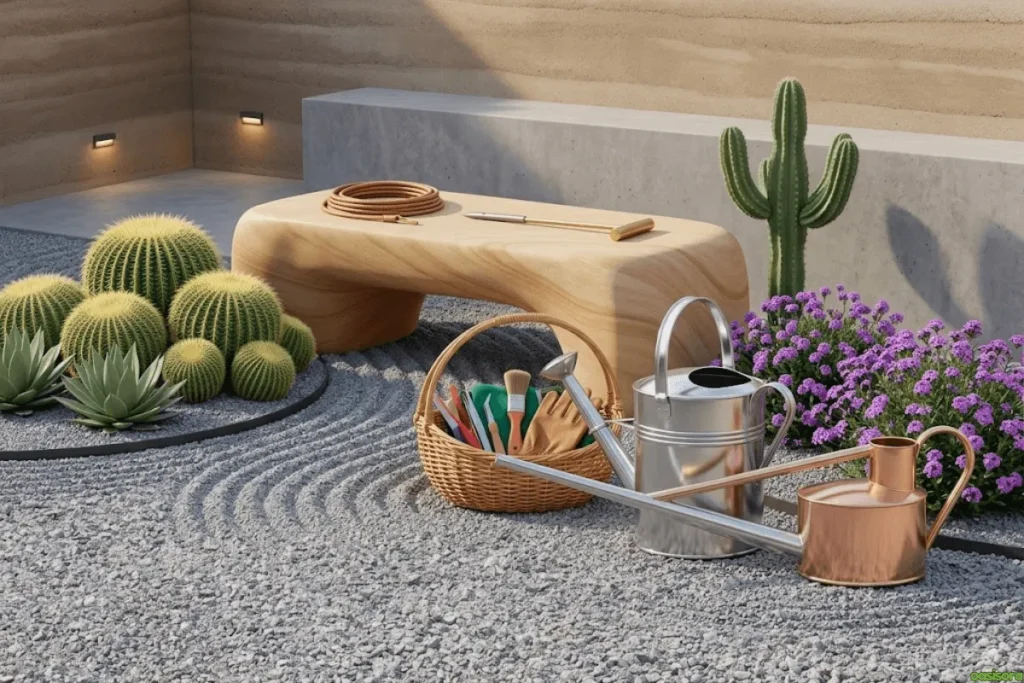 Maintenance-of-Desert-rock-garden