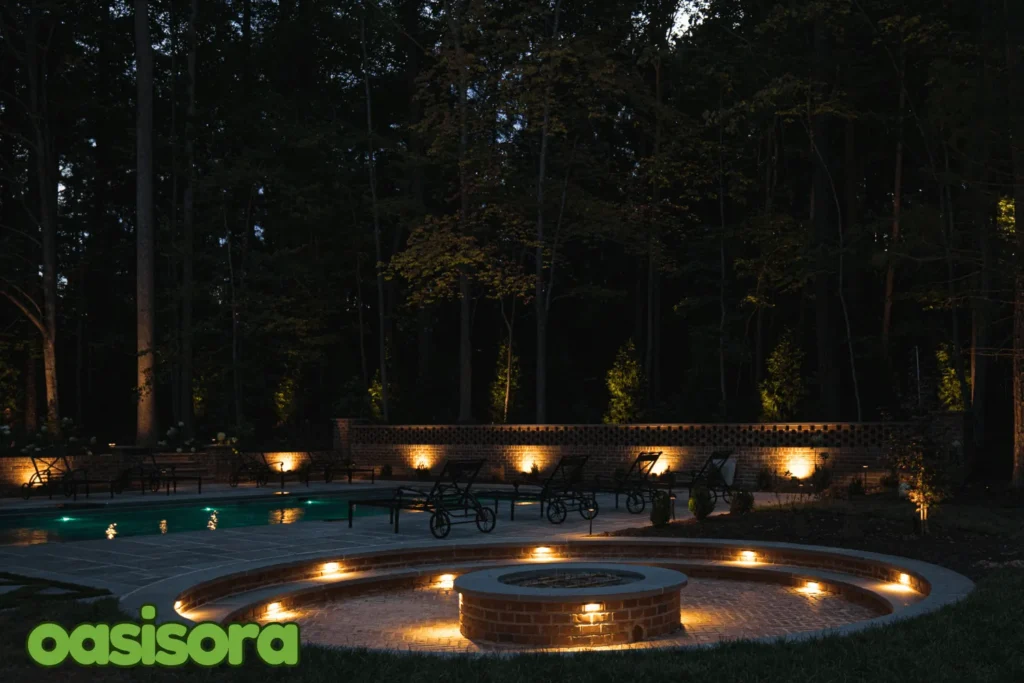 Solar-Lights-in-fire-pit-area