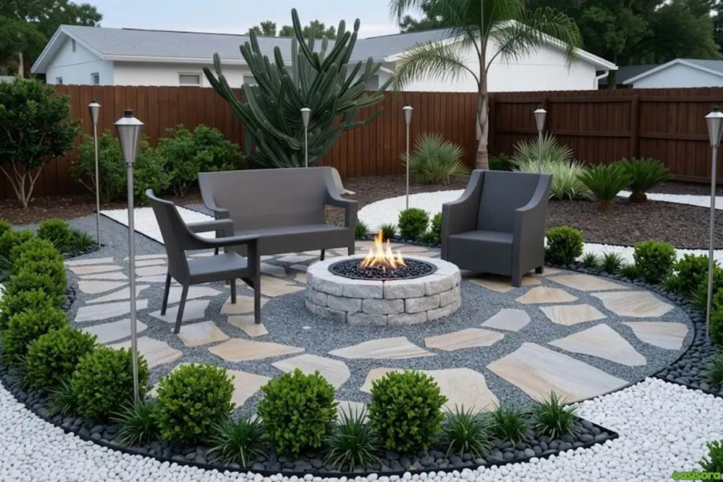 Zen Garden Ideas: 20 Calm Designs for Modern Spaces (2026) 22 Zen-Garden-with-a-Fire-Pit