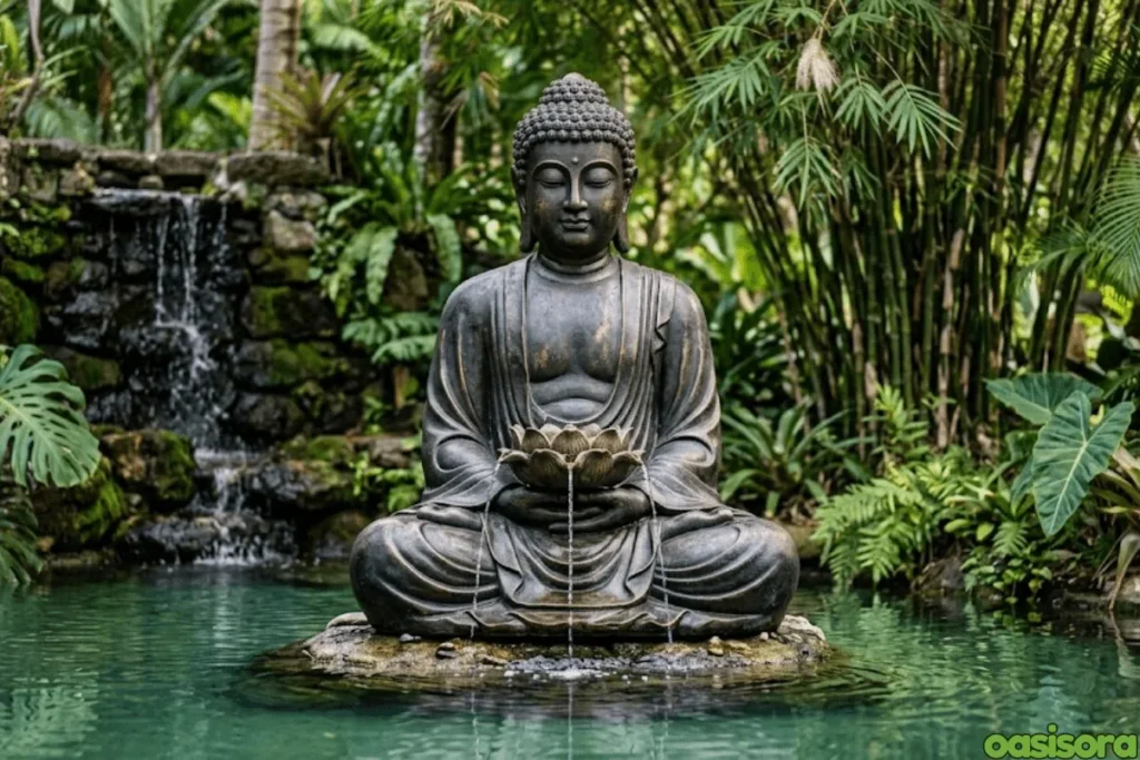 Side Yard Landscaping Ideas: 7 Smart Ways to Transform Space 16 Sculpture Water Features