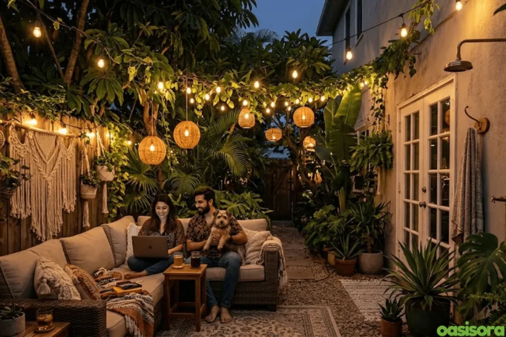 Side Yard Landscaping Ideas: 7 Smart Ways to Transform Space 14 Side yard lighting decor idea