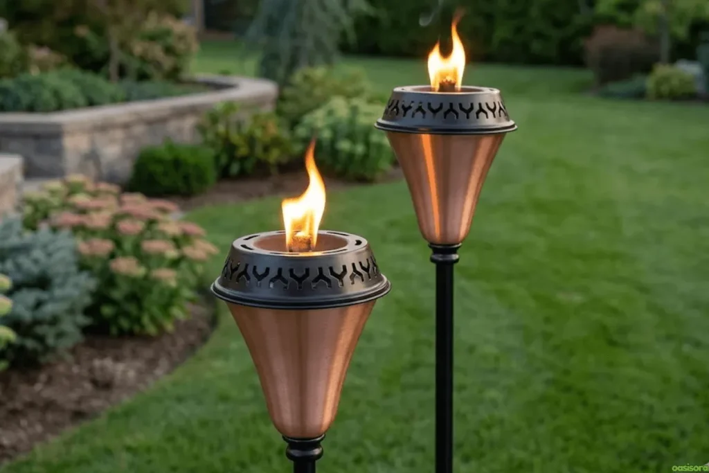 Deco-Home-Metal-Garden-Torches