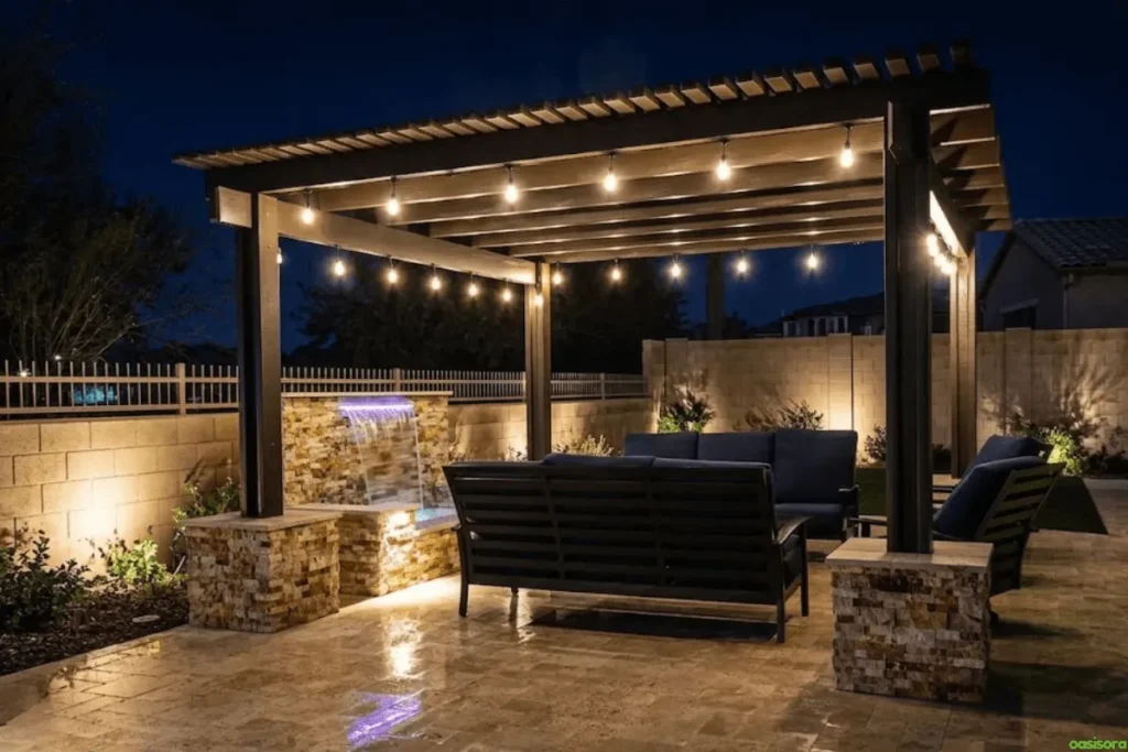 Integrated-Pergola-Lighting