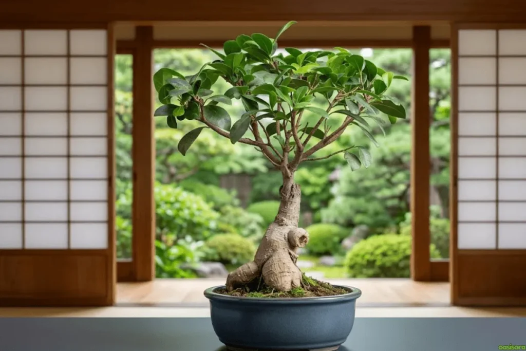 Japanese House Plants: 5 Calm & Minimalist Picks for Homes 3 Ficus-Bonsai