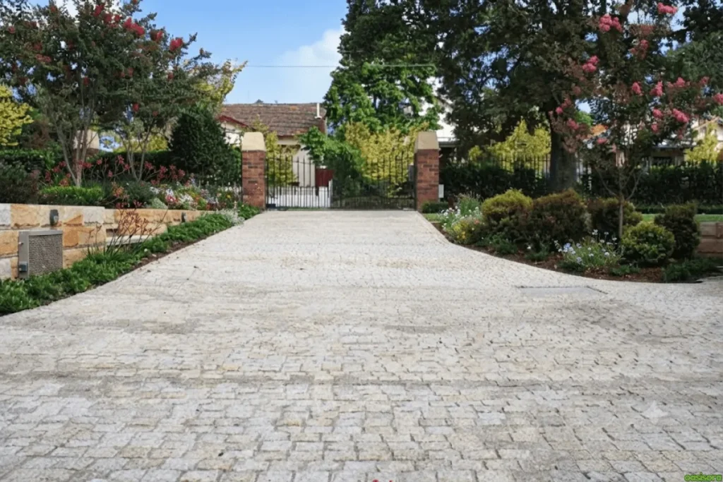 Sustainable-Cobblestone-Driveway