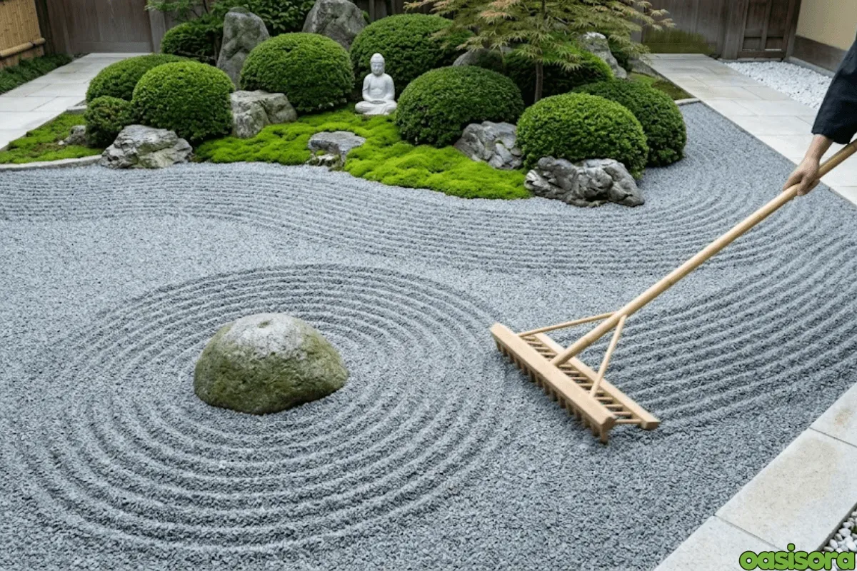 Raking a Zen Garden 1