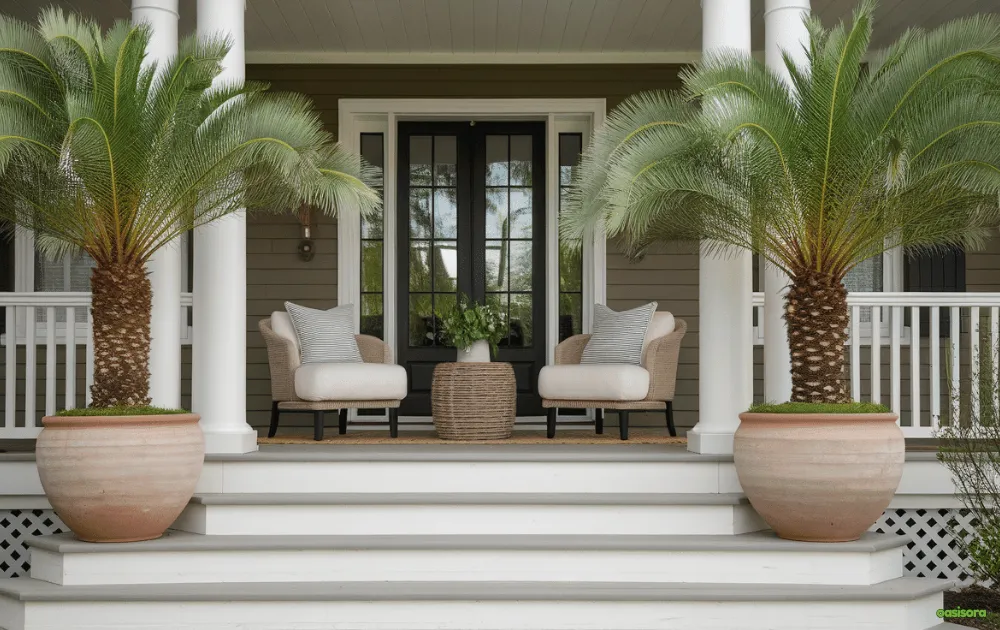 Frame-Your-Entryway-With-Palms
