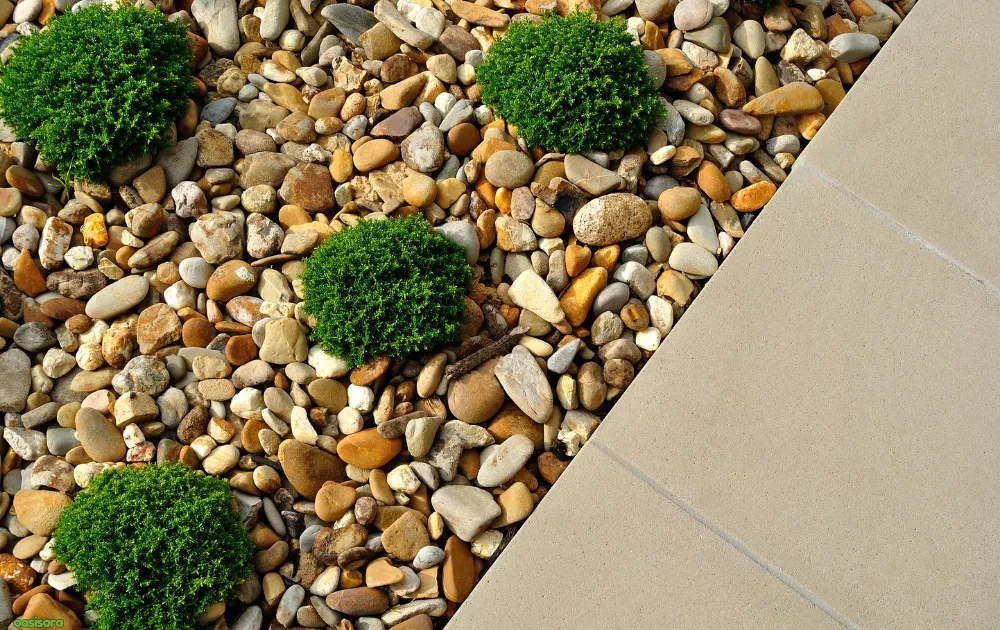 Rocks-for-a-Sleek-and-Modern-Yard