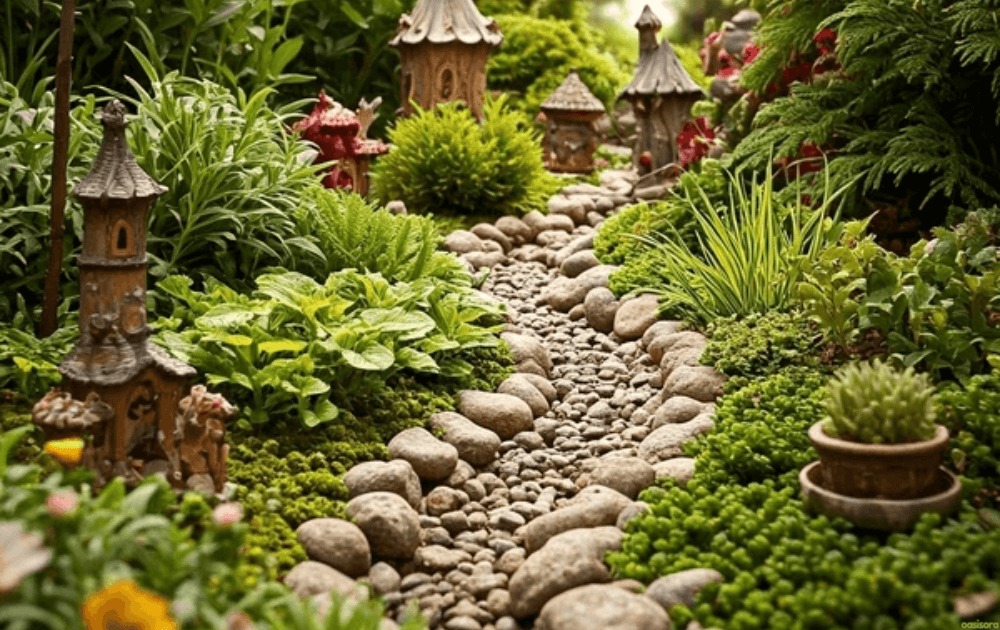 Stone-“Rivers”-Framed-With-Gravel-Lines