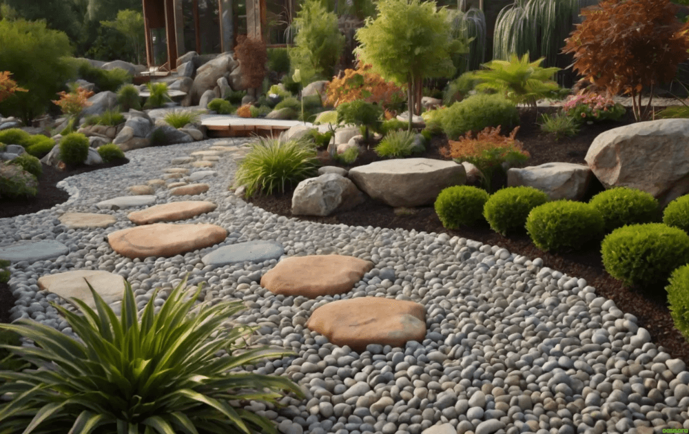 Zen-Rock-&-Gravel-Combination-Ideas