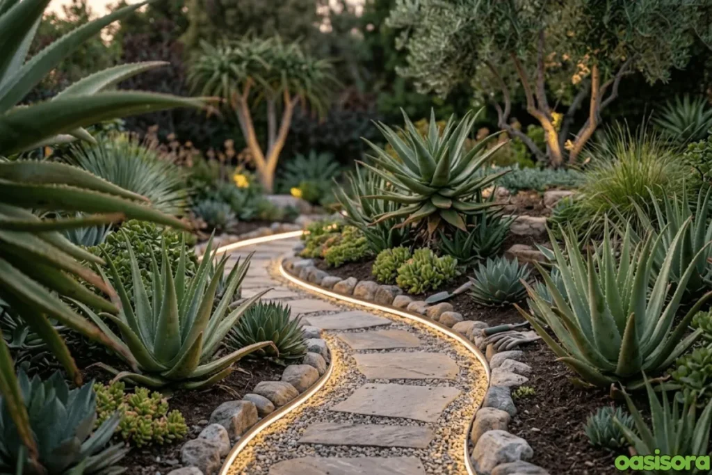 9 Modern Japanese Zen Garden Lighting Ideas for Your Home 6 Low-voltage-lighting-for-Zen-garden