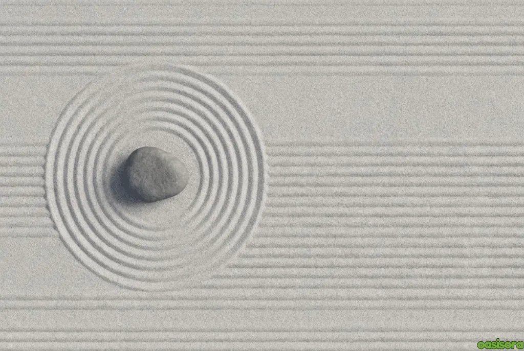 How to Create a Zen Garden: Step-by-Step Guide and Design Rules 8 Create Straight Waves Across Open Areas